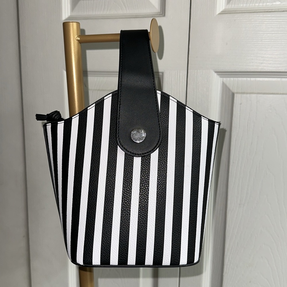GORGEOUS TALLA UNICA STRIPE TRENDY HANDBAG
